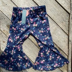 Bailey’s Blossoms floral bell bottom pants